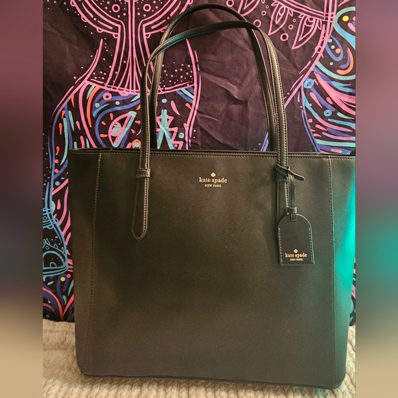 kate spade Handbags - Kate Spade Medium Black Tote Bag